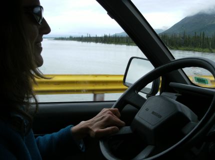 Crossing over the Susitna River